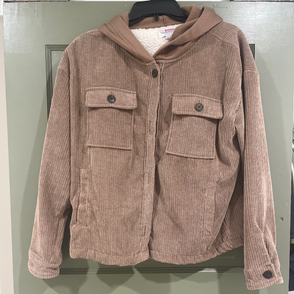 brown corduroy jacket